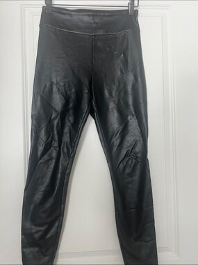 Black Faux Leather Women’s Leggings Pants
